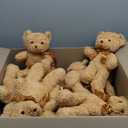 HyDren 12 Pack 12 Inch Stuffed Bear Animal Cute Bulk Plush Toys with Ribbon Bow Ties Soft Bears for Baby Shower Birthday Party Favors(Light Brown)