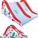 Wow Sports - Big Kauna Inflatable 2 Person Pool Waterslide - Perfect for Inground Pool - Fun Backyard Game for Kids & Adults - W/Water Sprinkler