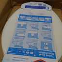 Clorox Elongated Wood Toilet Seat with Easy-Off Hinges-Wiggle Free Design