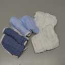 MUKIN Baby Muslin Bibs and Burp Cloths, 6 Pack, Soft Absorbent Cotton, Adjustable