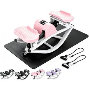 Rock Stepper Side to Side Low-Impact Stepper Compact Quiet Design