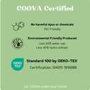 COOVA Premium Women's Plush Soft Robe  Fluffy, Warm Fleece Long Sherpa Bathrobe (Gray, XL)