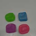 Fidget Toy Stress Cube 4 Pack, Cube Squishies Anxiety Stress Relief with Thick Substance, Fidgets for Classroom, Stress Balls for Adults, Kids, Children, Teens