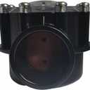 7235 Check Valve 180-Dgree,1-1/2-Inch to 2-Inch Replacement for Pools and Spas Straight Through Flow (Black)