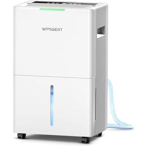 4000 sq.ft Dehumidifier for Basement, 45 Pint Dehumidifiers for Home with Drain Hose, WPSOERT Smart Compressor Dehumidifies for Large Room, Bedroom, 3 Modes, Intelligent Humidity Control, Auto Defrost 4000 sq.ft Dehumidifier for Basement, 45 Pint Dehumidifiers for Home with Drain Hose, WPSOERT Smart Compressor Dehumidifies for Large Room, Bedroom, 3 Modes, Intelligent Humidity Control, Auto Defrost