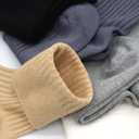 SERISIMPLE Men's Dress Socks - Bamboo Viscose Thin Ribbed Knit, Silky & Soft, Lightweight Business Crew Socks 5 Pairs (XL)