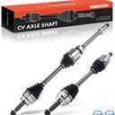A-Premium Pair (2) Front CV Axle Shaft Assembly Compatible with Toyota Camry 2012 2013 2014 2015 2016 2017, L4 2.5L GAS, Driver and Passenger Side