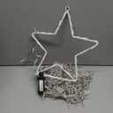 Christmas Lights, Outdoor Christmas Decorations, 320 LED Waterfall String Lights, 20 Light Modes Chrsitmas Lights with Star Tree Topper for Yard, Wedding, Party, New Year, Multicolor