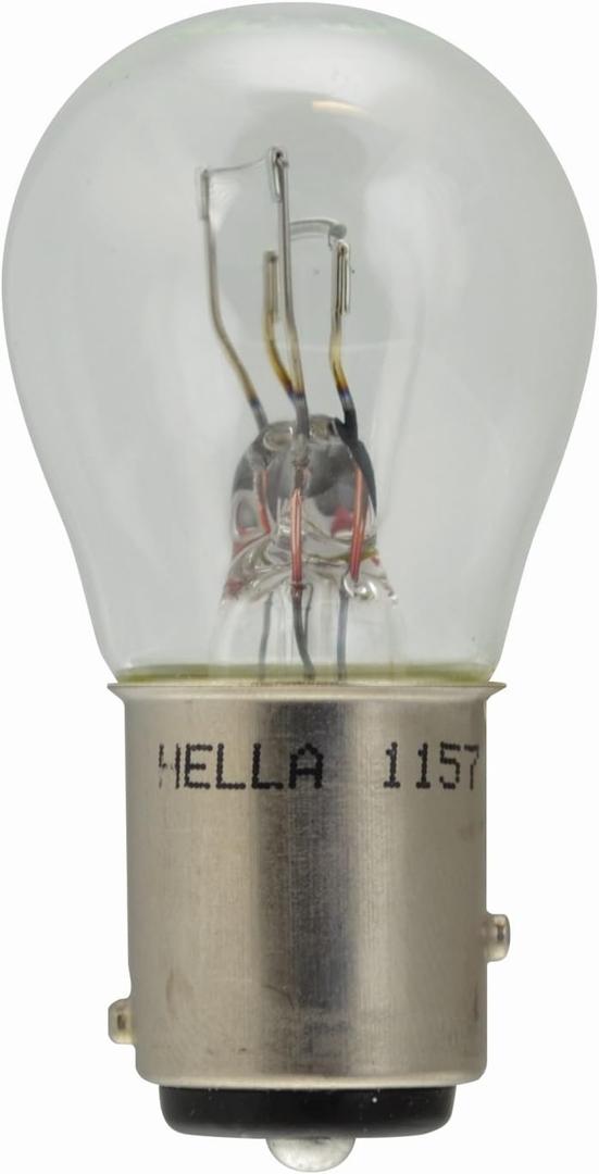HELLA 1157TB Bulb 1157 12V 27/8W Ba9S S8 (2), Multi