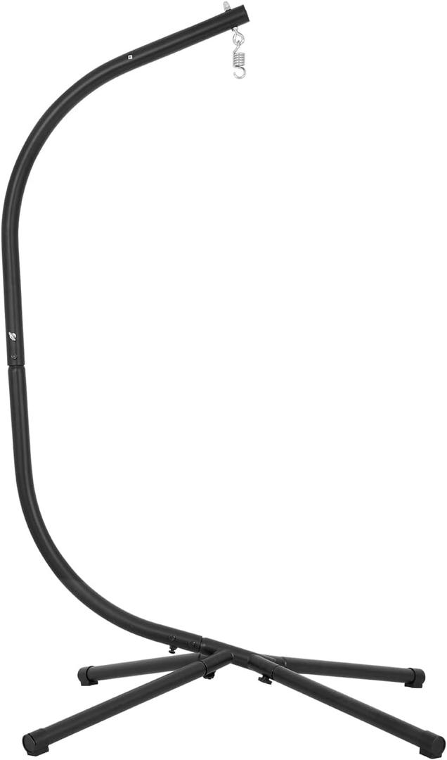 FDW Hammock Chair Stand, Outdoor Solid Steel Heavy Duty Construction for Hanging Hammock, Hanging Stand Max Load 400 LBS Air Porch Swing - 360 Degree Rotation