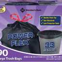 Member's Mark 33 gallon Power Flex Drawstring (90Count),, () (90 Count (Pack of 1))