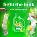 Gain Liquid Laundry Detergent, Freshness, Odor Defense, High Efficiency Washing Machine Liquid Laundry Soap, Original Scent, 132 fl oz, 100 Loads