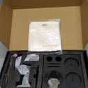 IKAPE 53MM Black Espresso Tool Set 8 IN 1, Coffee Tamper, Distributor, Magnetic Funnel, Puck Screen, Tamper Station, Stirrer Distribution Tool, Cleaning Towel and Brush