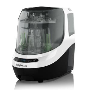 Baby Brezza Baby Bottle Washer Pro - Clinically Proven Better Cleaning - Washer, Sterilizer + Dryer In One Appliance for Essentials like Bottles + Pump Parts  Machine Replaces Brushes + Racks