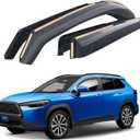 Goodyear Shatterproof in-Channel Window Deflectors Compatible with Toyota Corolla Cross 2022-2025, Rain Guards, Window Visors for Cars, Vent Deflector, Car Accessories, 4 pcs - GY007895 (For Corolla Cross 22-25)