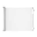 Retractable Baby Gate Perma Child Safety 33" Tall x 71 Wide, Mesh, for Stairs, Doorways, Dogs, Pets, Indoor, Outdoor, One-Handed Operation, Locking, Easy Install, Hardware Mount, White