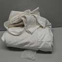 MIULEE Velvet Curtains 92 Inches Long 2 Panels Set for Living Room Bedroom, Cream Pinch Pleat Back Tab Luxury Thermal Insulated Light Blocking Drapes Pleated Blackout Window Curtains with Hooks Ivory