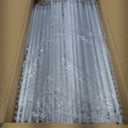 6-Tiers Stackable 24-30 pairs Freestanding Storage Cabinets with Adjustable Shelving,Withe Shoe Shelf Organizer for Bedroom, Closet, Entryway, Dorm Room,Garage,Shoe Rack have 6 cubes (Withe+transparent)