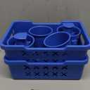 Poolside-Storage-Basket-Pool-Accessories-Above-Ground, Swimming Pool Hanging Storage Bar Table Shelf, Poolside Storage Cup Holders, Organize Drinks & Towels(2 Pack)