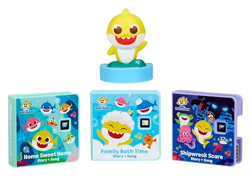 Little Tikes Story Dream Machine Baby Shark Family Collection, Storytime, Books, Audio Play Character, Gift and Toy for Toddlers and Kids Girls Boys Ages 3+ Years
