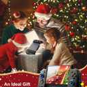 Gammeefy Switch Controllers Compatible with Nintendo Switch/Switch OLED, One-Piece Joypad Controller Replacement for Switch Pro Controller with 9 Lights Color, Turbo, Macro, KeyLinker APP (Switch 1 - (6.2"/7"), Black)