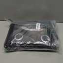 RYB HOME Privacy Curtain for Sliding Glass Door, Light Block Noise Reduce Insulated Curtain Screen Ceiling to Floor for Locker Room Basement Bedroom Closet, 100 inch Wide x 90 inch Long, Black