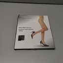 WAKUNA 20D Black Sheer Tights for women-2 Pairs sheertex Pantyhose with Reinforced Toes (Medium)