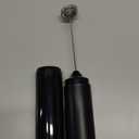 CIRCLE JOY Rechargeable Milk Frother Hanheld, Dual Coil Whisk Head Electric Coffee Frother, Portable Hand Frother Wand Drink Mixer for Matcha Lattes Cappuccino, Kitchen Gifts, Black