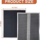 S99010308 Range Hood Charcoal Carbon Filters Replacement For Broan BPSF30 QS WS 99010308 And GE WB02X10707 Non-Ducted Range Hood,13.38 X 10.74 X 0.04 in Pack of 2