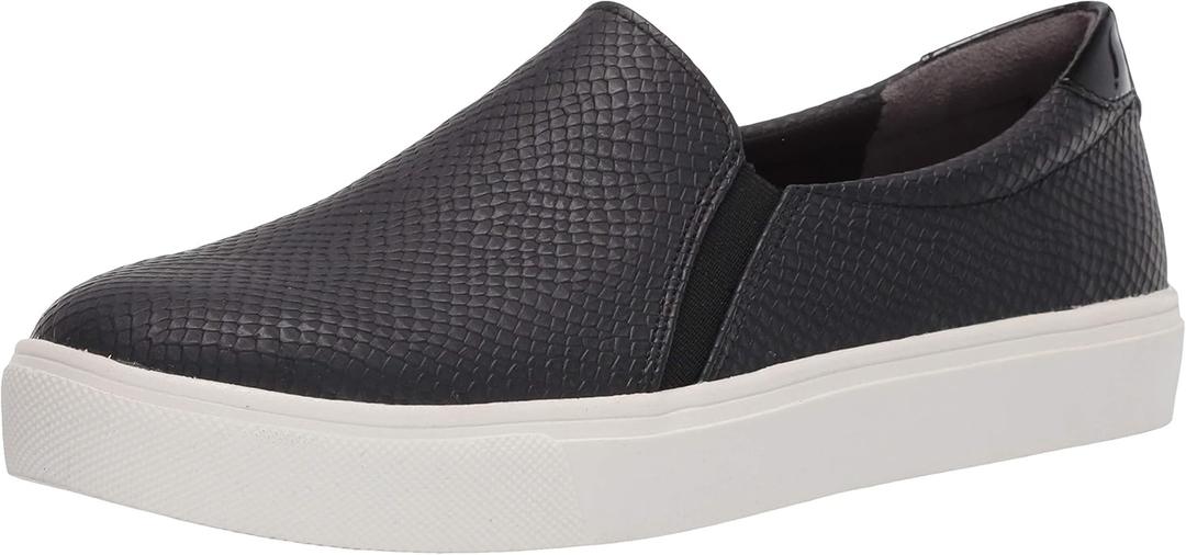 Dr. Scholl's Women's Nova Sneaker (9 Wide, Black)