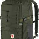 Fjllrven Skule 28 Backpack - Spacious Storage, Padded Back Panel, Breathable Design - Travel, Hiking, Deep Forest
