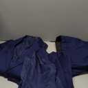 Men's Suits Tuxedo Suit Outfits for Men 3 Pieces Mens Wedding Business Formal Suit Set Jacket Vest Pants (Large, Navy Blue)