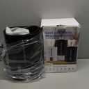 Coolfiqu 6L Humidifiers for Bedroom Large Room Home,Cool and Warm Humidifier for Baby and Plants Hot Mist Top Fill Desk Humidifiers Oil Diffuser,Quiet,Adjustable Mist,360Nozzle-Black(2026 Upgraded)