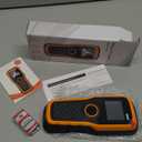 Stud Finder Wall Scanner 5-in-1 - Detector for Wood, Metal, Joists, Pipes, and AC Wires, Upgraded New version Intelligent Chip, High-Definition LCD Display Screen & Audible Alarm (Orange)