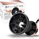 Bellissima Diffon Ceramic Diffuser Hair Dryer for Curly Hair - 2-in-1 Blow Dryer with Diffuser - Reduces Frizz, Defines Curls, Volumizes - Lightweight, Compact, Easy Hold Handle