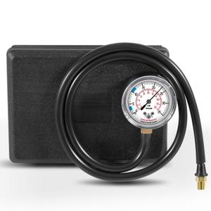 Natural Gas or LP Gas Manifold Pressure Test Kit, LP Gas Pressure Tester, Gas Manometer, Natural Gas Meter, with 1/8 NPT Brass Connector, 40" Hose, 0-35" W.C