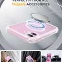 Miracase for iPhone 16 Case 6.1'', [Bubble Free] Full-Body Bumper Phone case with Built-in Full Glass Screen &Camera Control,No Gap,Compatible with MagSafe,Drop Proof 16 Cover,Matte Clear