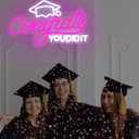 AceList Congrats Grad Neon Sign, LED lights for Backdrop Graduation Party Wall Decor Dimmable Prom Congratulations Neon Sign Celebration Grad Decoration Gifts