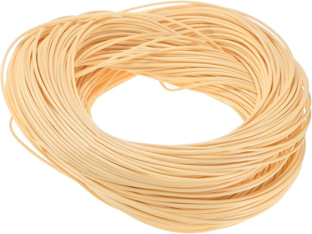 M METERXITY Wicker Repair Kit, 295ft/ 90m 2.4mm Thick Round Synthetic Rattan Material Plastic Wicker Repair Supplies Basket Weaving Kit for DIY/Basket Making/Sofa [Beige]