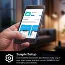 kasa smart Plug Power Strip KP303, Surge Protector with 3 Individually Controlled Smart Outlets and 2 USB Ports, Works with Alexa & Google Home, No Hub Required , White
