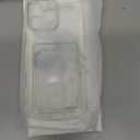 Clear Compatible with iPhone 16 Pro Max Case with Card Holder Slot, Shockproof Protective Soft Slim Silicone TPU Cover Wallet- Transparent