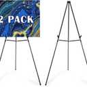 70" Adjustable Aluminum Display Easel Stand, Holds 20 lbs, 23 inches x 4 inches x 6 inches