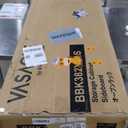 VASAGLE MAXE Collection - Buffet Cabinet, Fluted Console Cabinet, Sideboard with Adjustable Shelves, Mid Century Modern Buffet Table, 15.8 x 58.3 x 31.5 Inches, Oak Beige UBBK382Y01S