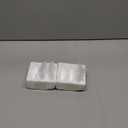 Hewory Glass Bobeches for Candlestick Holders, 3 PCS Candle Drip Protectors Candle Rings for Tapers, Candle Drip Catcher for Candle Stick Candle Holder for Wedding Party Church Home (Scallop, Clear)