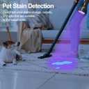 Vansky Black Light UV Flashlight, Upgraded 51 LED 395nm Blacklight Pet Urine Detector for Dog/Cat Urine, Dry Stains, Bed Bug, Matching with Pet Odor Eliminator(Batteries are Included)