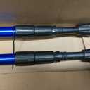 TheFitLife Nordic Walking Trekking Poles - 2 Sticks with Anti-Shock and Quick Lock System, Telescopic, Collapsible, Ultralight for Hiking, Camping, Mountaining, Backpacking, Walking, Trekking (Blue, M)