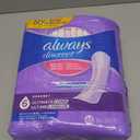Always Discreet Adult Incontinence Pads for Women, Drier, 6 Drop Long Length, Extra Heavy Absorbency, Pads for Bladder Control Management, Bladder Leaks, & Postpartum Pads, 45ct