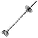 Fisher 2902-12 Wall Bracket with Rod, 12"