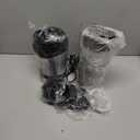 12-Piece Smoothie Blender Maker 25,000 RPM Personal Blender for Ice Crushing Smoothies & Frozen Drinks Nuts with 23oz, 32oz, 37oz Portable Cups Two 6-Leaf Stainless Steel Blades, Silver