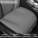 Black Panther Car Seat Cover, 1 Piece Universal Sideless Driver Seat Protector, Universal Fit 95% Vehicles, Without Lumbar Support (Gray)
